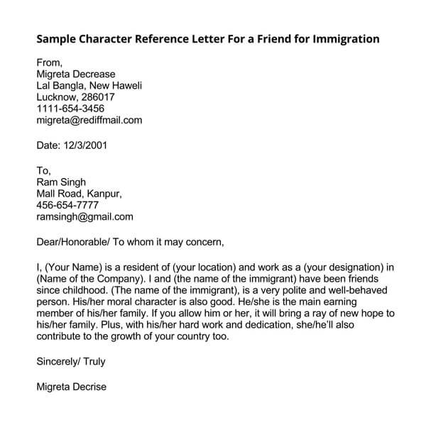 Character Reference Letters for Immigration: A Complete Guide to Writing Effective Moral Support Documents